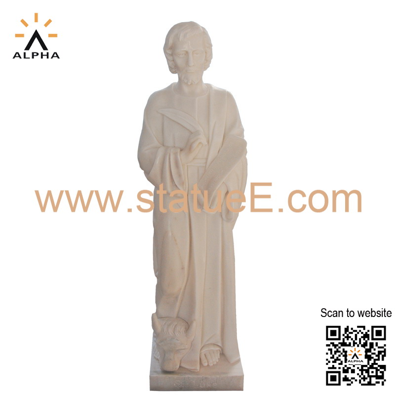 Marble St Luke statue